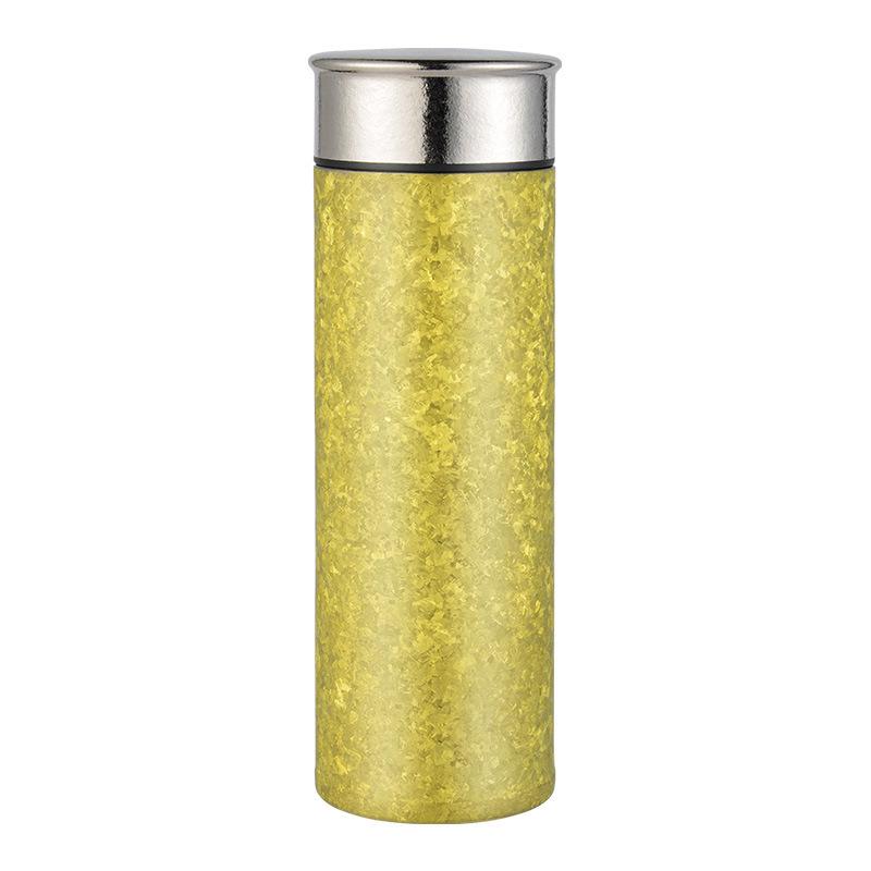 2025 Titanium Insulated Cup: Crystal Finish, Lightweight, Simple Business Style, Includes Gift Box