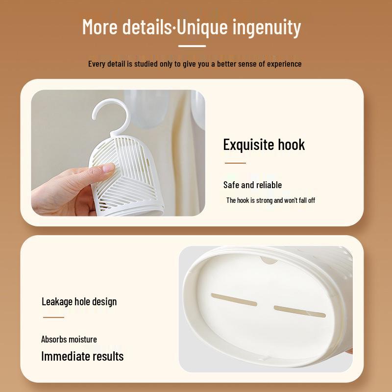 Hanging Wardrobe Dehumidifier Bag - Moisture Proof, Anti-Mold, Calcium Chloride Absorbent for Dorms and Clothes