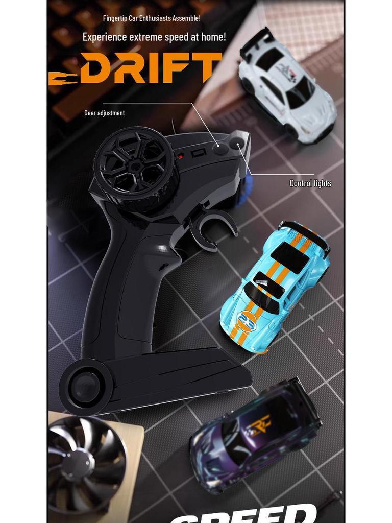 1/64 Scale 4WD Mini Drift RC Car – Entry-Level Racing Toy