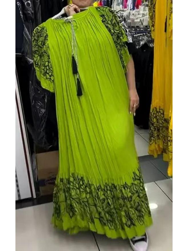 Summer 2025 Loose Printed Dress