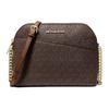 Classic Logo Coated Canvas Crossbody Shoulder Bag Women Bags Brown 35F1GTVC6B200