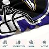 BAL Ravens Printed Flannel Blanket, soft throw for bedroom sofa, washable, fan merchandise, great gift.