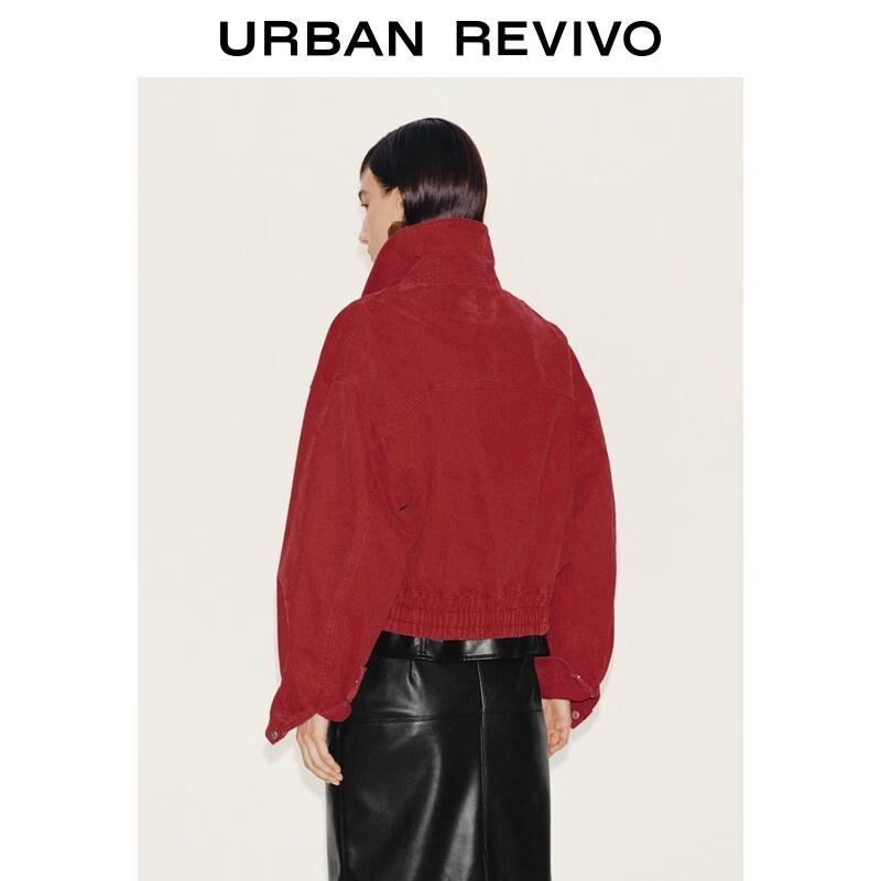 UR2026 Women's Cotton Lapel Short Jacket