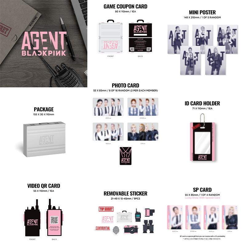 [Pre-order] BLACKPINK THE GAME KOLEKCJA KART KUPONOWYCH - AGENT BLACKPINK