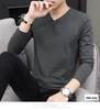Men's Long-Sleeve V-Neck T-Shirt - New for Autumn/Winter 2023 in White