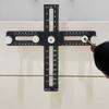 Cabinet Handle Template Tool Aluminium Alloy Punch Locator Drill Template   for Woodworking
