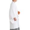 Washable Coat with Background Pattern and Single [KYOETSU] [KYOETSU] Crest, Item, Men's (3L, White)