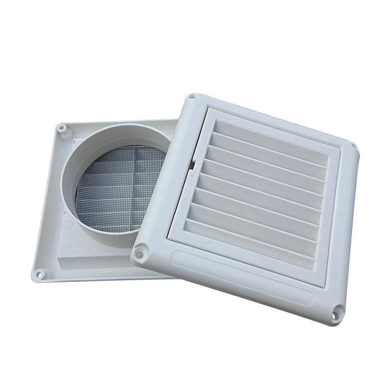 Ventilação de Ar Interno Quadrada de Plástico PP Entrada/Saída de Ventilação de Exaustão
