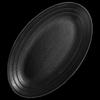 Black /White Matte Fish Plate Household Solid Color Large Capacity Oval Ceramic Vegetable Plates High End Restaurant Tableware