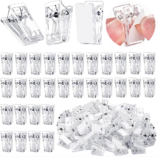 40PCS Tapestry Wall Hanging Clips, Tapestry Hangers Adhesive Clips for Hanging and Organization