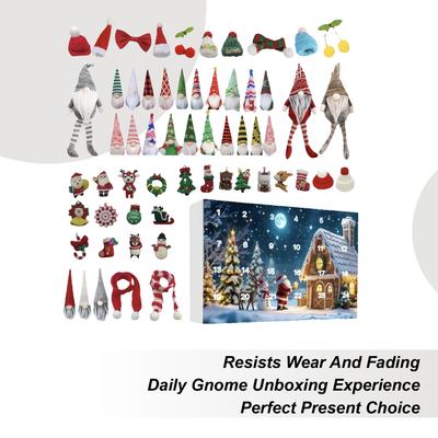 Christmas Count Down Calendars Gnome Christmas 24 Days Countdown Calendar Festive Toy Doll For Home Festival Party Holiday