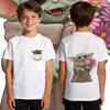 Kids Boys Yoda Graphic T Shirt Cotton Casual Soft Breathable Star Wars Child Clothing Summer Top Toddler Tee