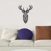 Personalized Deer Metal Wall Art - 1pc Indoor/Outdoor Decor, Perfect for Housewarming or Christmas Gifts | Unique Deer Signs