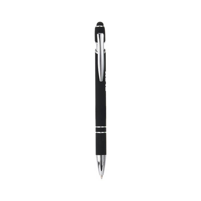 Custom Logo Colored Metal Gel Ballpoint Pen for Signing & Touchscreen Use