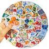 100pcs Mediterranean Tomato Decals for Phone Scrapbook Luggage Guitar Refrigerator DIY Graffiti Aesthetic Stickers