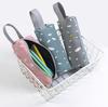 Bojin Korean-Style Canvas Pencil Case - Large Capacity Handheld Bag for Students