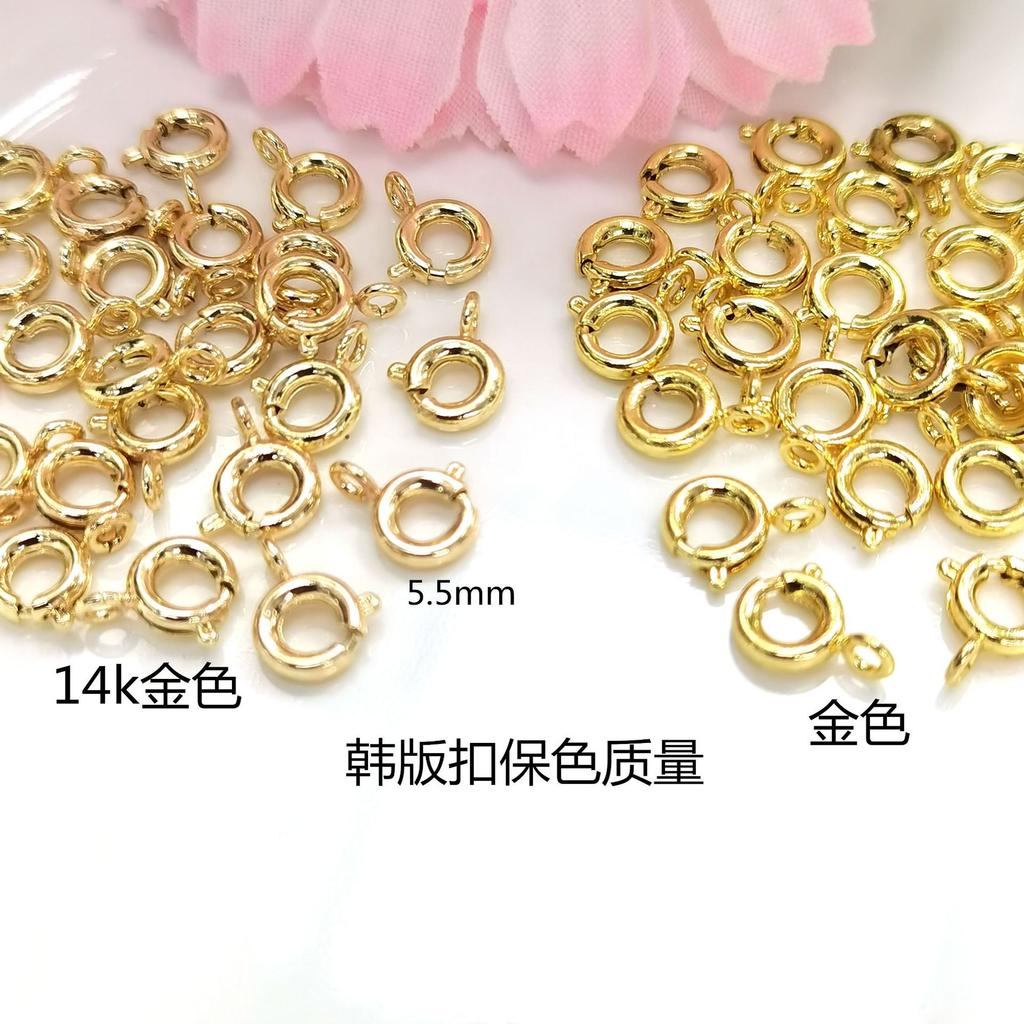 Accessories Copper, Spring Buckle Handmade Jewelry Bracelet Necklace Special End Connection Lock