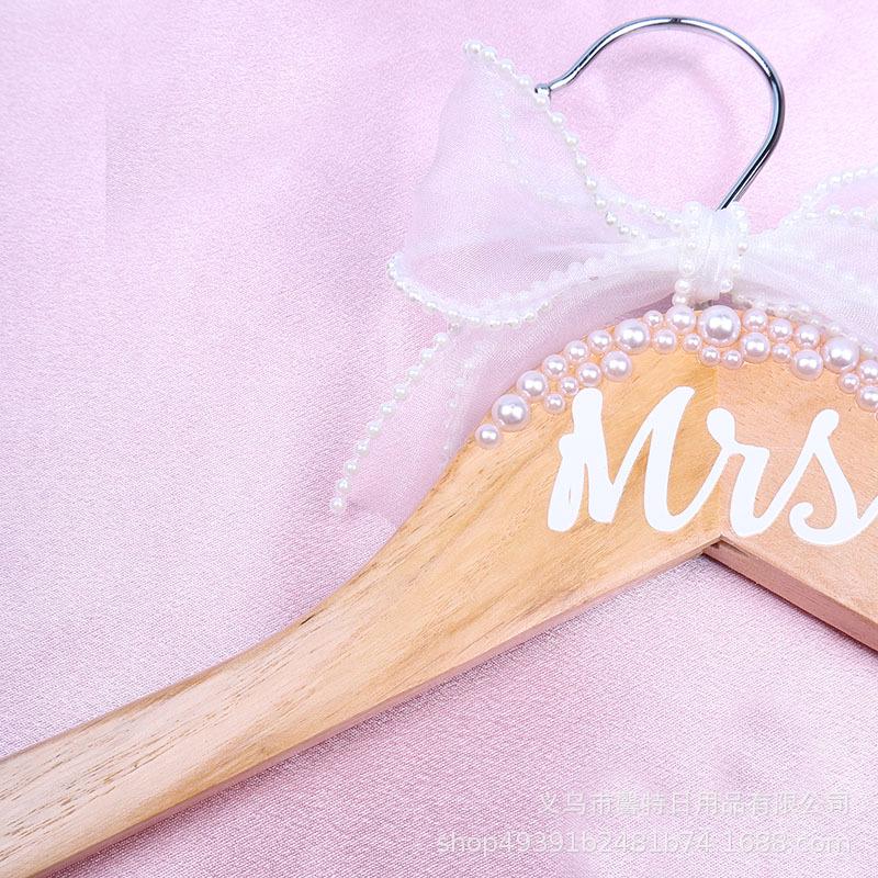 Custom Pearl Butterfly Wedding Dress Hanger