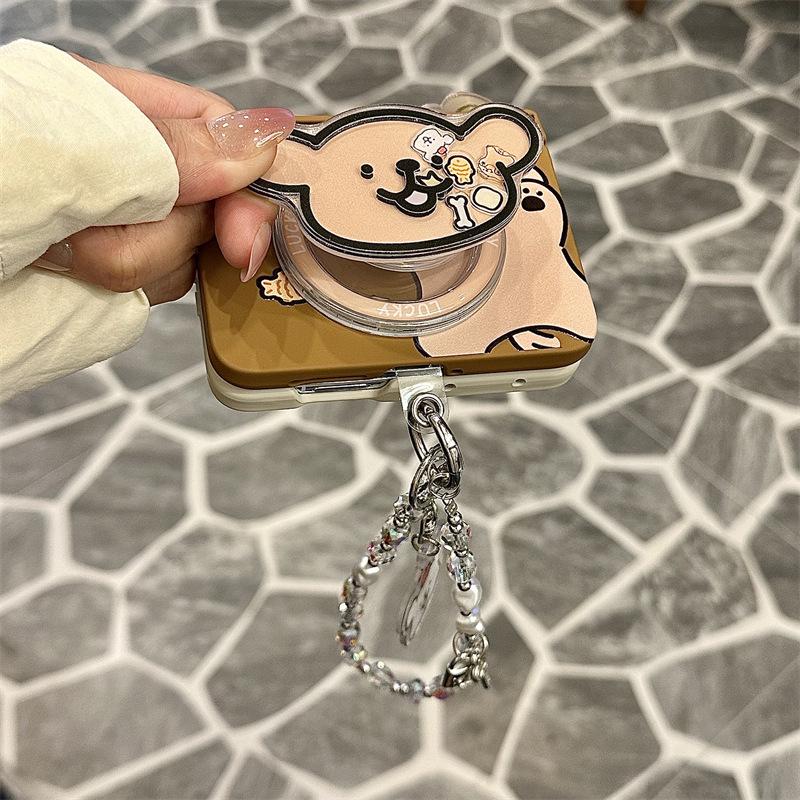 Vintage 2025 Cartoon Magnetic Rocking Stand for uraX Phone Case N3
