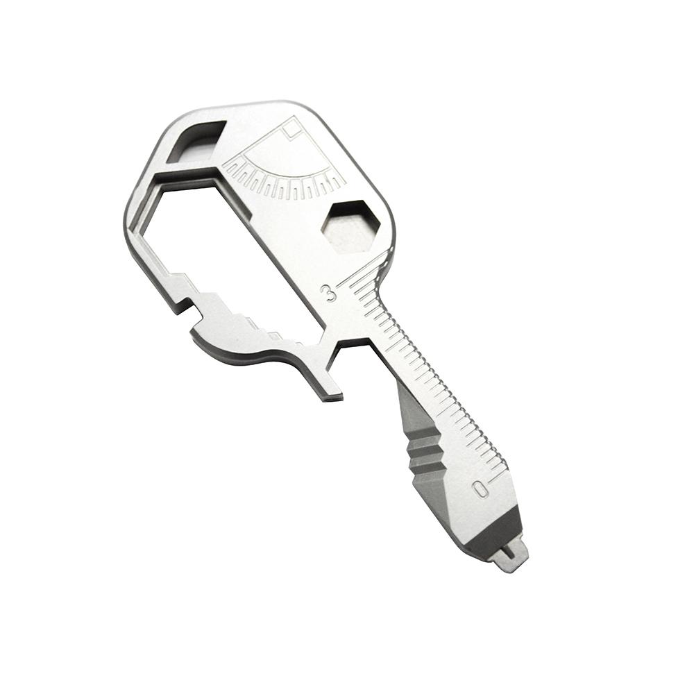24-in-1 Keychain Multi-function Portable Key Tool Versatile Outdoor Mini Tool Stainless Steel Screwdriver Bottle Opener Outdoor Camping Home Repair