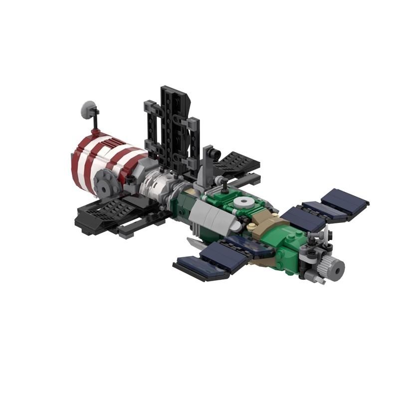 Orion Spacecraft Building Block Collection Model DIY Popular Science Education Salute No 7 Soviet Space Station Building Block Toys