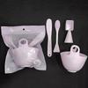 3/4Pcs Silicone Mask Brushes Bowl Measuring Cup Diy Powder Seaweed Mask Tools Handle Multi-Function Brush Face Mud Mixing Beauty