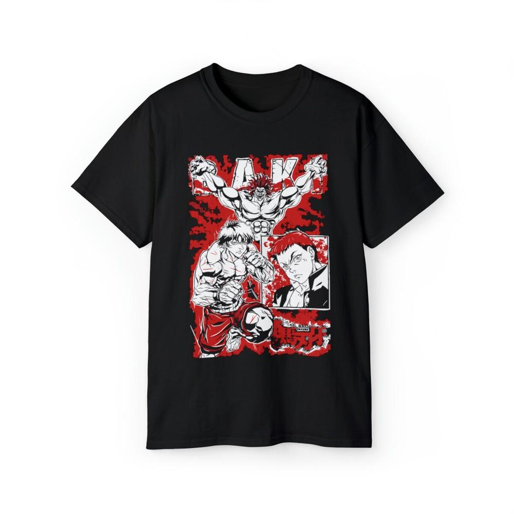 Baki The Grappler T Shirt Baki Hanma Unisexga Yujiro Hanma Baki Anime Shirt M