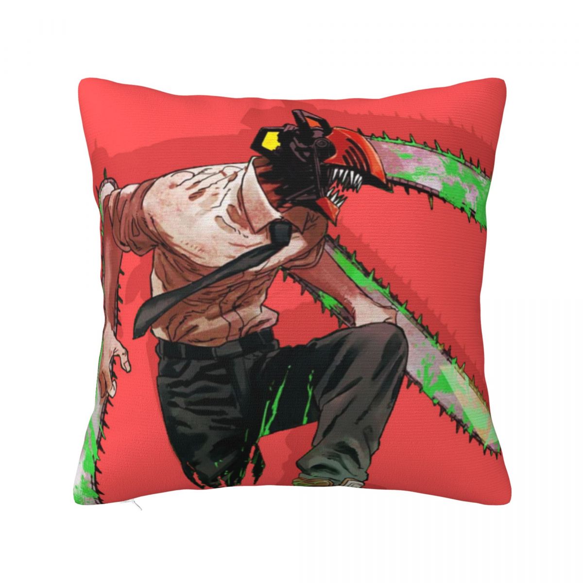 

Chainsaw Man Manga Pillow Cases Cushion Cover Creative Polyester Decorative Pillowcase for Home 18 x18 12x12Inch