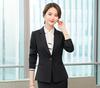 Solid Color Professional Women's Suit for Workwear