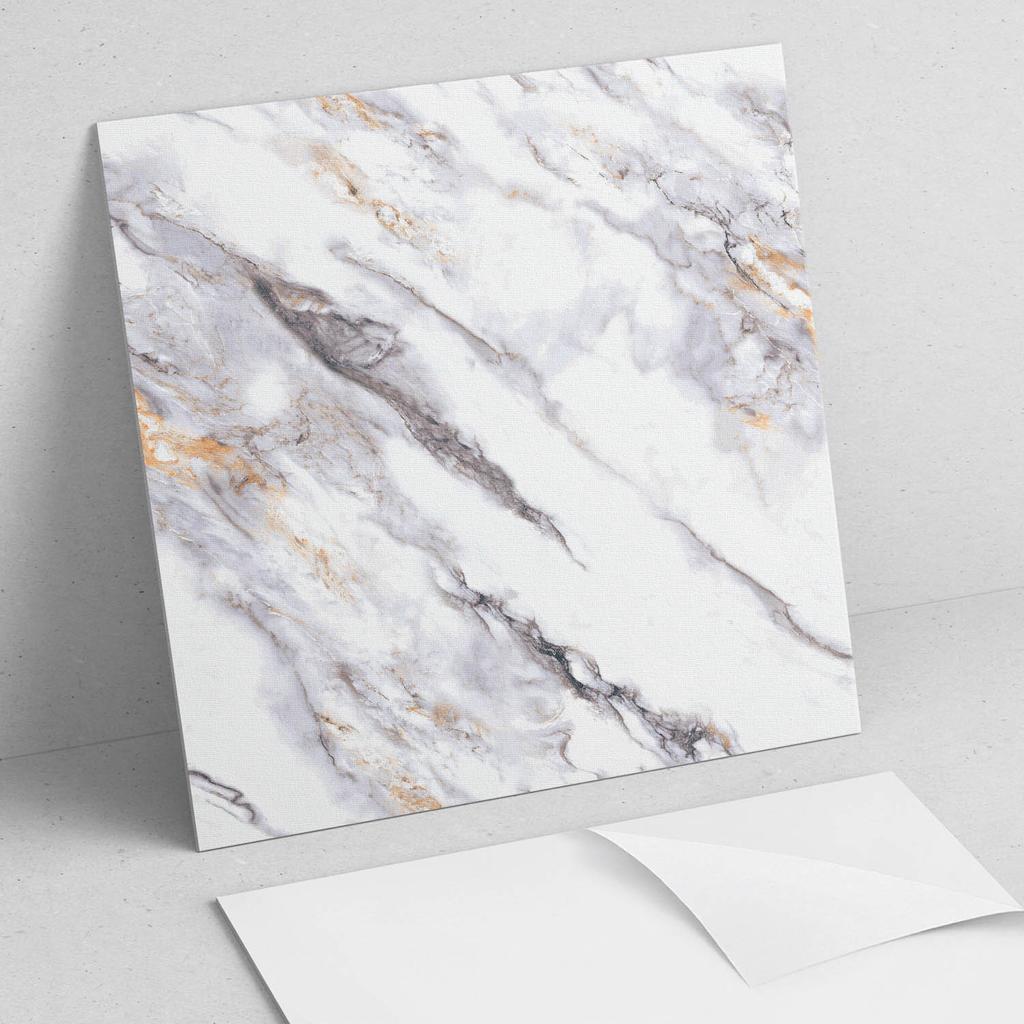 Winylowe Kafelki Samoprzylepne Do Dekoracji Ścian Elegancki Marmurowy Wzór 20X20X20 Cm