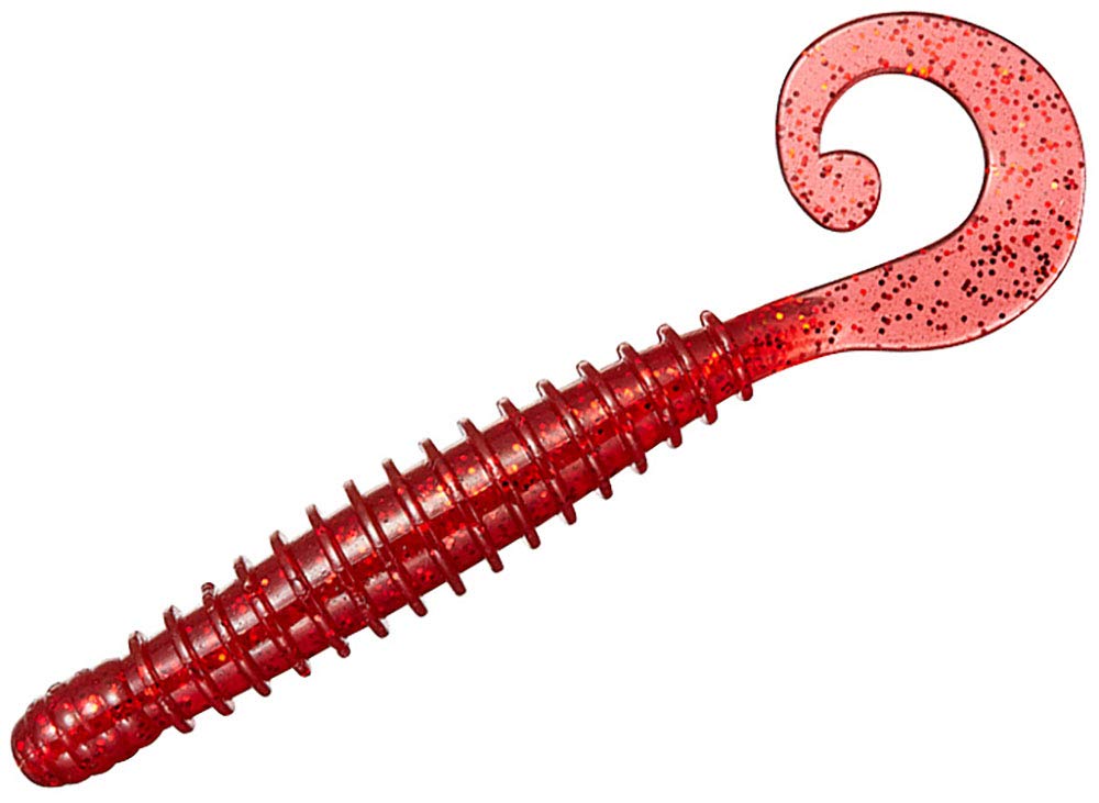 SMITH LTD Worm Ocean Performer Kururinpa 3.4 inch No.03 Red 3.4 inch