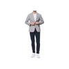 Polo Ralph Lauren Solid Color Single-Breasted Flap Pocket Long Sleeve Blazer Men Blazers Gray 715754089-018