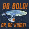 Star Trek Mens Go Bold T-Shirt