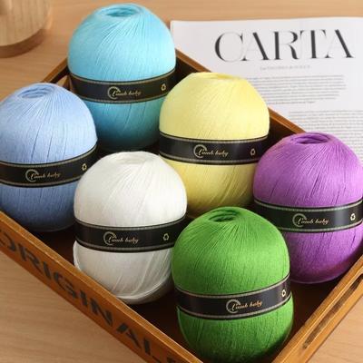 Red Bean No. 3 #Lace Thread Cotton Fine Thread Retail Spring And Summer Hand-Woven Wool Lace Cotton Thread