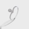 S925 Sterling Silver Waterdrop Crown Ring with Pear-Shaped Moissanite - High-End Design for Women