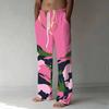 Herren Lockere Lässige Einfarbige Hose Camouflage Muster Gerade Hose