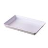 De Rui En White Melamine Deep Serving Tray