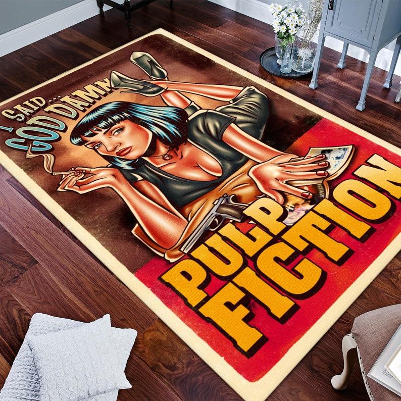 

Классический Фильм Ковер 3D Печать Нескользящий Пол Пушистый Пол Спальня Коврик