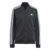Adidas Essentials Size S 3-Stripes Tracksuit, Women's, Top Black/White, Bottom Black/White (IJ8781),