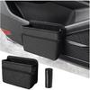 Mandark Car Trash Can, Foldable Mini Vehicle Trash Bin Garbage Organizer Holder, Waterproof Automotive Interior Hanging Dustbin Storage Bag Container