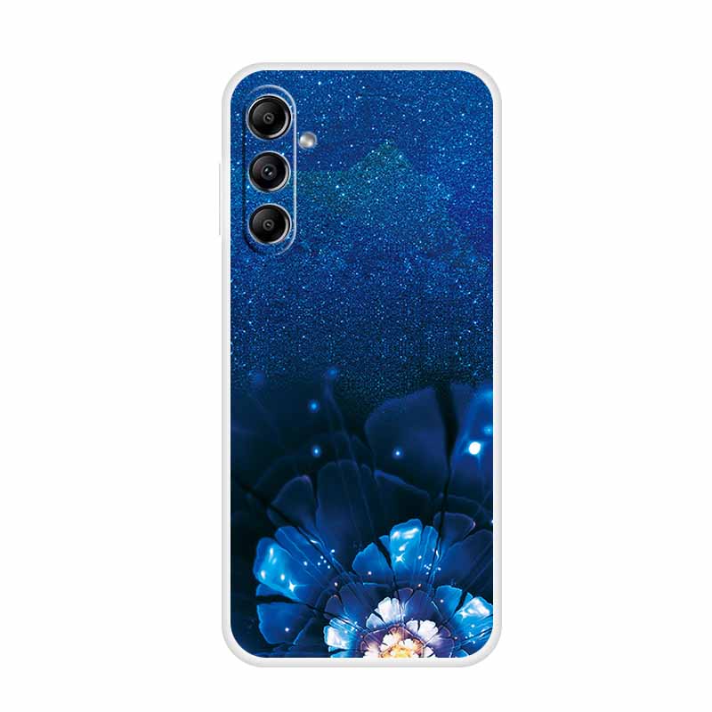 For Samsung Galaxy A14 A34 A54 5G Case Cartoon Soft Silicone TPU Cover Coque for Samsung A54 A34 A24 4G Transparent Clear Capa