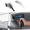 105 Degree Right Angle Driver Drilling and Driving Power Screwdriver Drill Attachment Adapter with 1/4inch Hex Shank