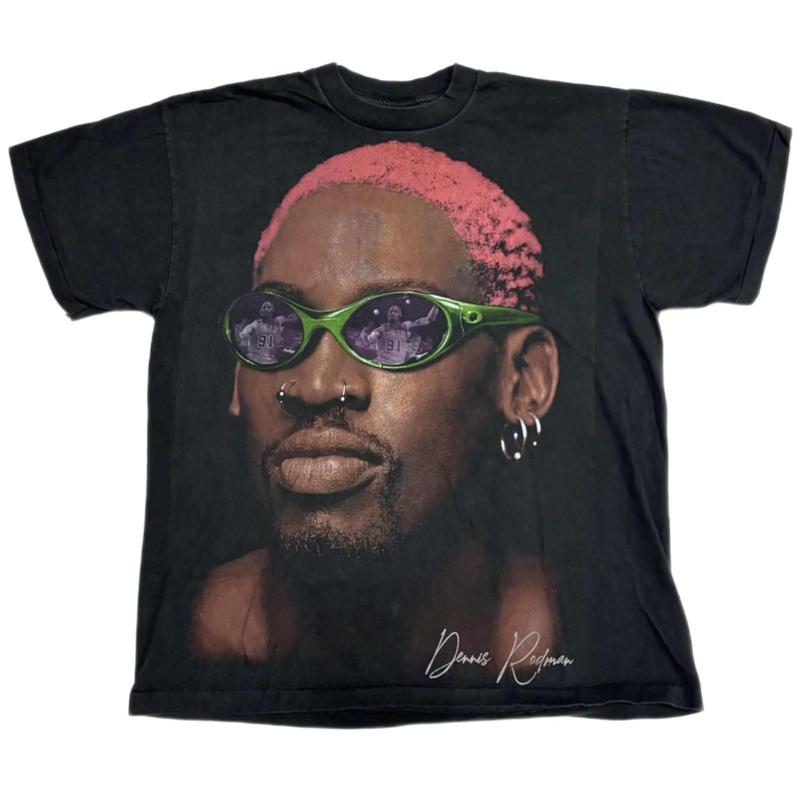 Dennis Rodman Just For Rodman Men s Tee Vintage XL Single Stitch T-Shirt REPRINT S