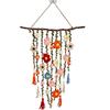 Wall Art Crochet Flower Piece, Ready To Display Soft Fiber Accent for Bedroom Placement, Apartment Entryway, and Window Side Styling