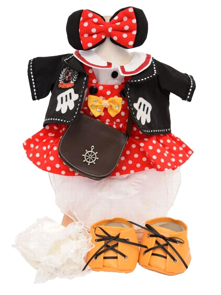 Ursuleț de pluș Comandă prin poștă Alice Linabell Costum Minnie Ieșind fără corp Pentru rochie mărimea S pentru travestire (Linabell)