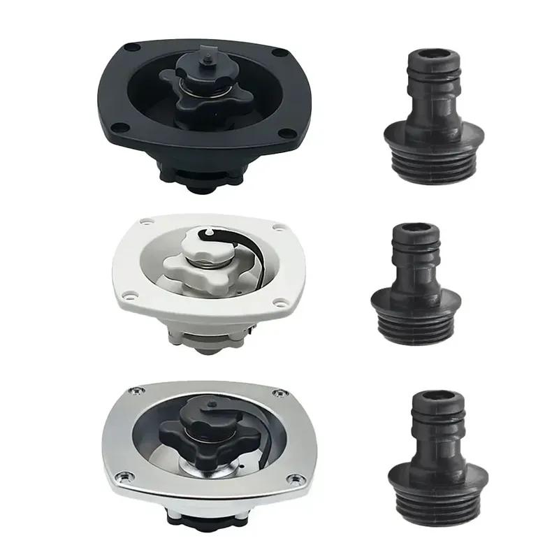 Water Inlet Filler Cap, Wall Mount ,Trailer Fill Dish ,RV Water Fill Inlet Built In Water Stop Valve For Caravans RV ,Marine