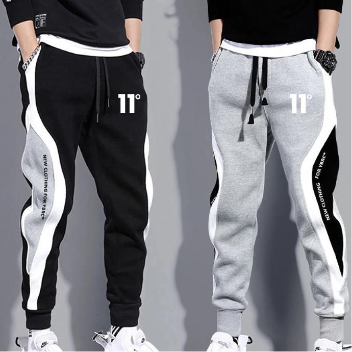 11 Print Men's Sweatpants Patchwork Jogging Pants Male Outfit Loose Trousers Straight Pants New Spring Autumn Fashion Clothes