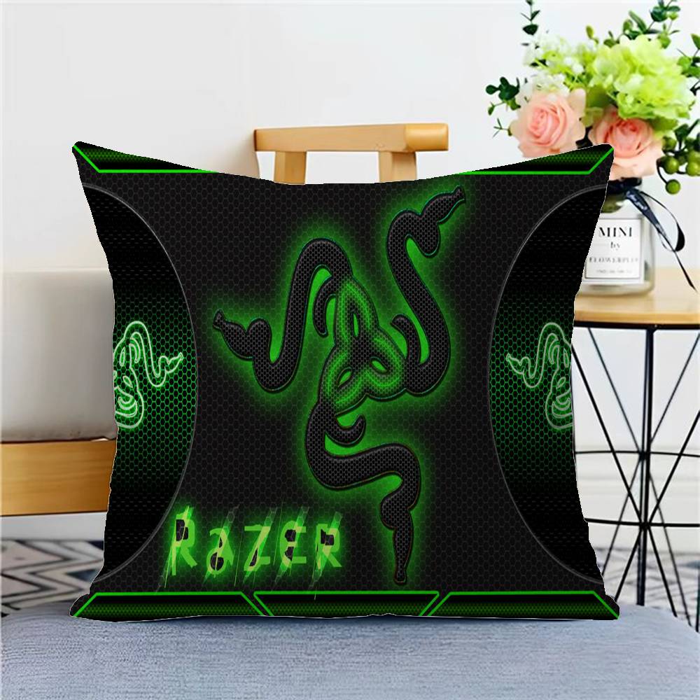 Game razer logo printed Maple Design Cushion Cover Happy Autumn Harvest decor Holiday Decorati Pillow Cover