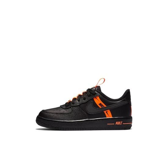

Nike Force 1 LV8 KSA PS Black Total Orange CT4681-001 EU 28 чёрный/оранжевый