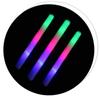 Customizable Colorful Flashing Foam Glow Sticks for Concerts